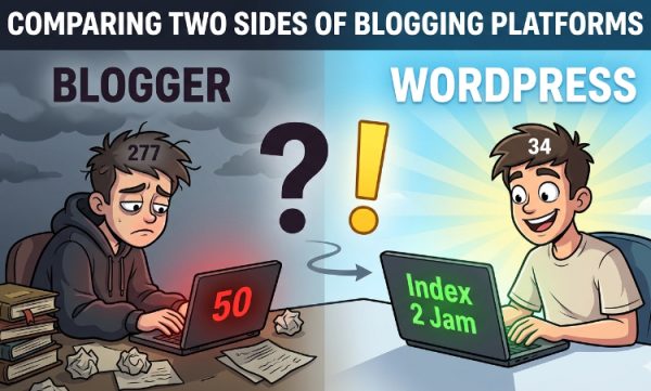 Pengalaman Pribadi, Lebih Bagus Blogger atau WordPress?