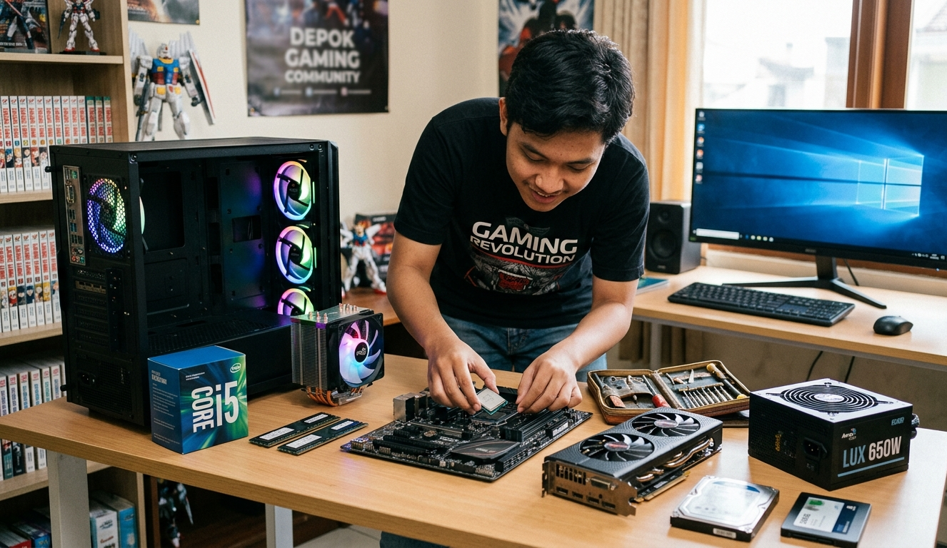 Biaya Rakit PC Gaming Komplit Siap Pakai – Cuma 5,5 Jutaan Sudah Bisa Main Game Berat
